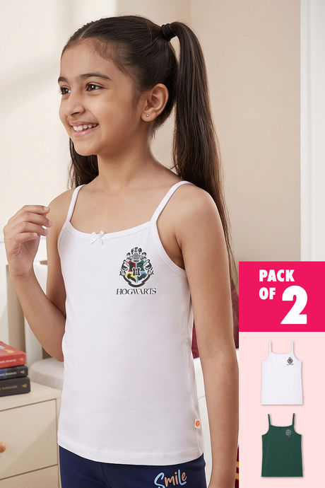 Zivame Girls Harry Potter Camisoles (Pack of 2) - Multicolor
Buy Zivame Girls Harry Potter Camisoles (Pack of 2) - Multicolor